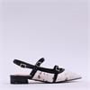 Una Healy Watermelon Pointed Mary Jane - Black White